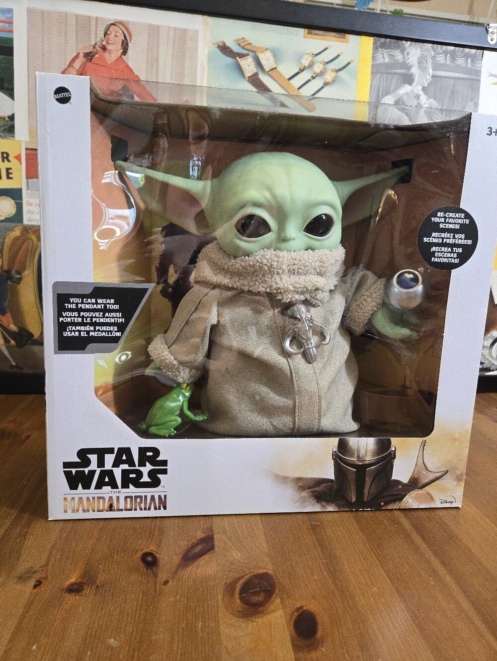 Mattel Grogu Collectible Plush - Green and Tan